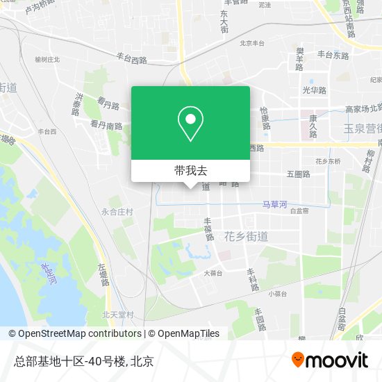 总部基地十区-40号楼地图