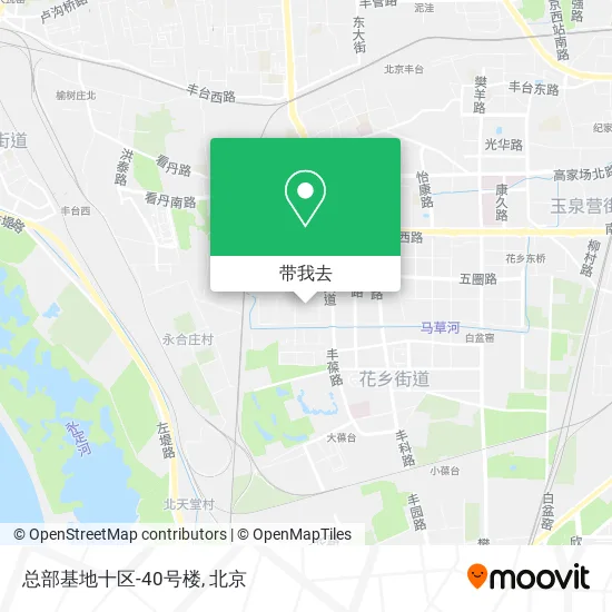 总部基地十区-40号楼地图