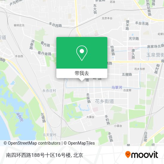 南四环西路188号十区16号楼地图