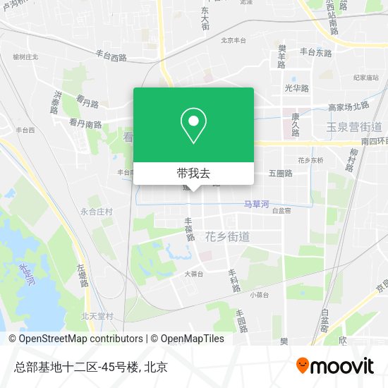 总部基地十二区-45号楼地图