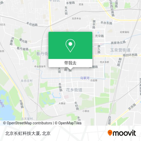 北京长虹科技大厦地图