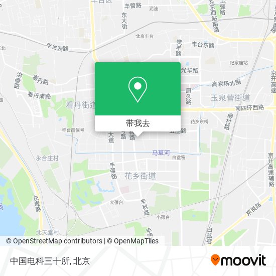 中国电科三十所地图