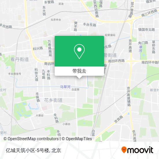亿城天筑小区-5号楼地图