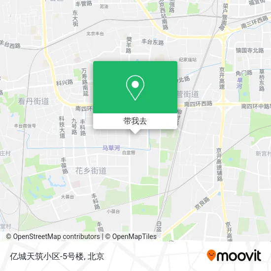 亿城天筑小区-5号楼地图