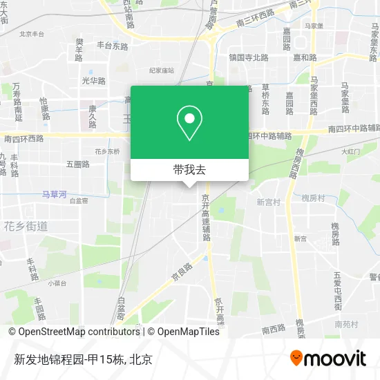 新发地锦程园-甲15栋地图