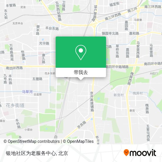 银地社区为老服务中心地图