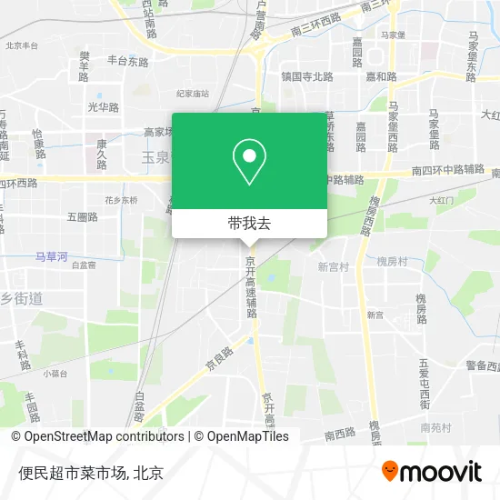 便民超市菜市场地图