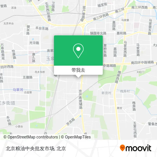 北京粮油中央批发市场地图