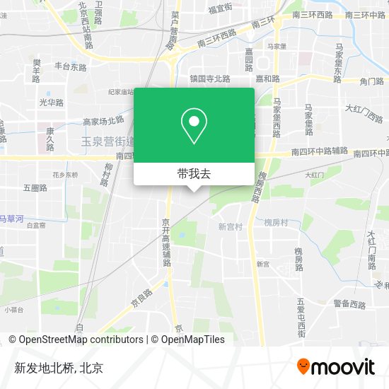 新发地北桥地图