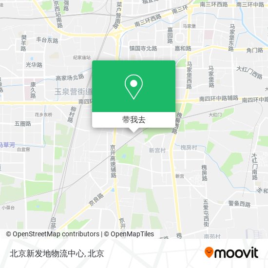 北京新发地物流中心地图