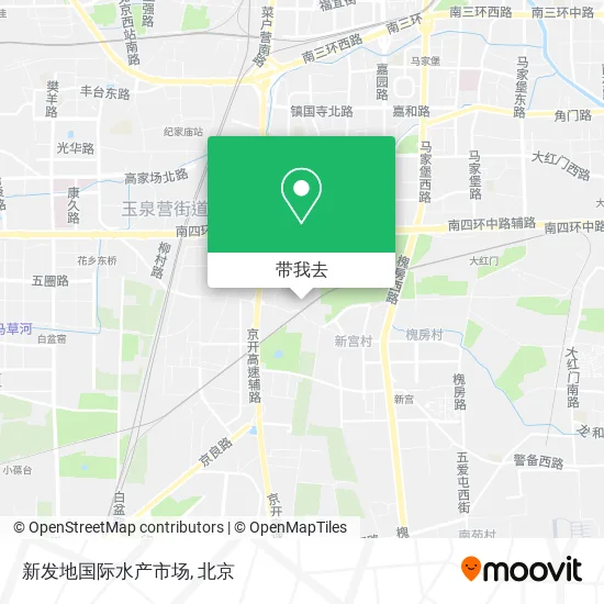 新发地国际水产市场地图
