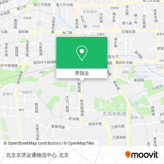 北京京济运通物流中心地图
