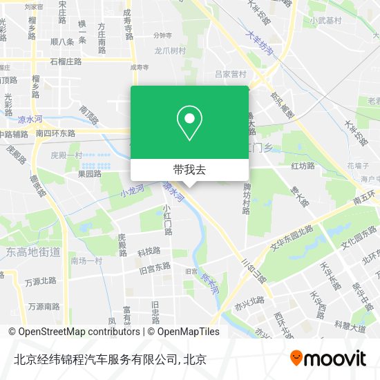 北京经纬锦程汽车服务有限公司地图