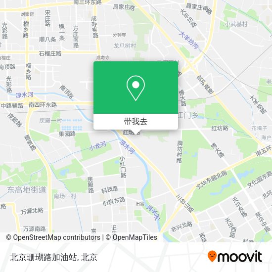 北京珊瑚路加油站地图