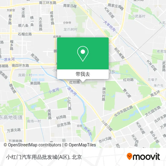 小红门汽车用品批发城(A区)地图