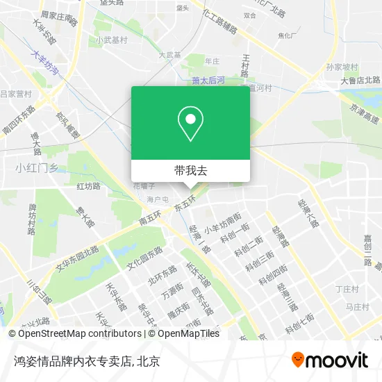鸿姿情品牌内衣专卖店地图