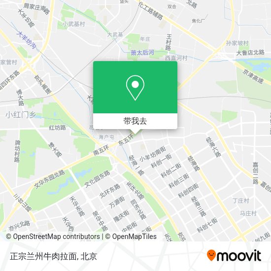 正宗兰州牛肉拉面地图
