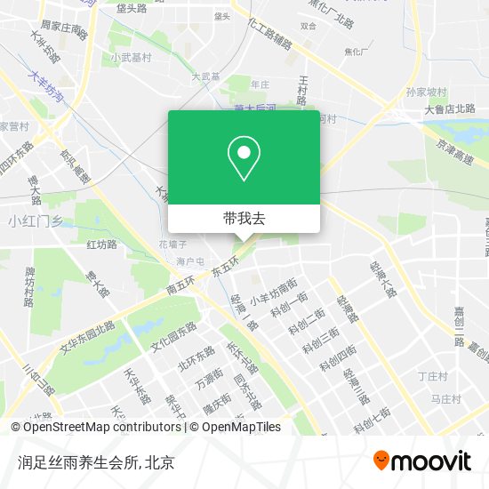 润足丝雨养生会所地图