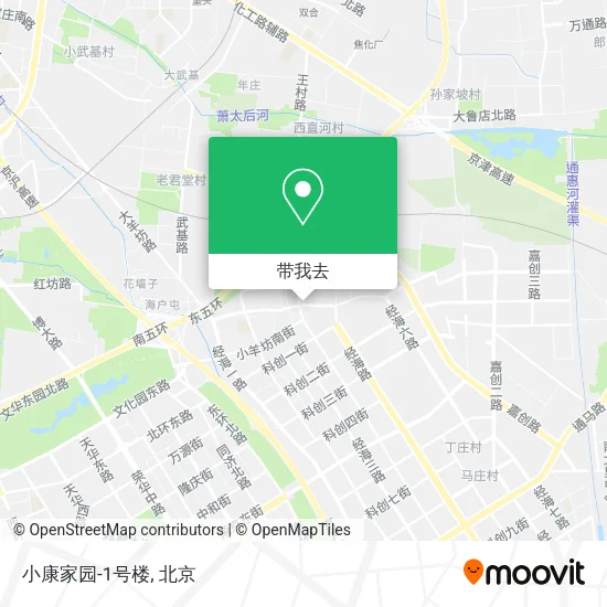 小康家园-1号楼地图