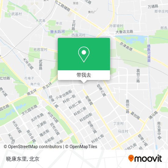 晓康东里地图