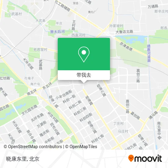晓康东里地图