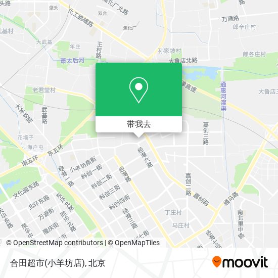 合田超市(小羊坊店)地图