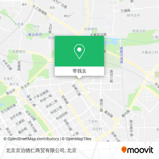 北京京泊德仁商贸有限公司地图