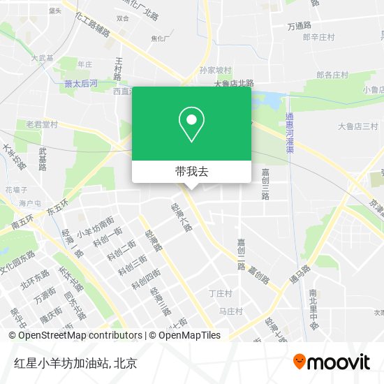 红星小羊坊加油站地图