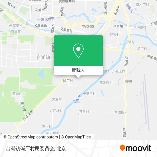 台湖镇碱厂村民委员会地图