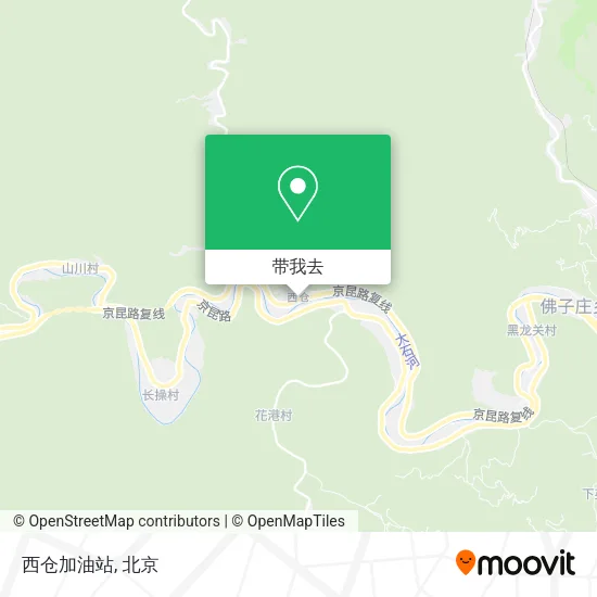 西仓加油站地图