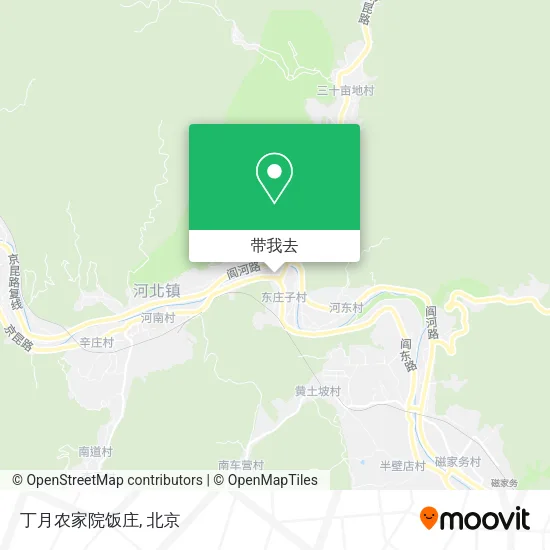 丁月农家院饭庄地图