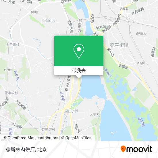穆斯林肉饼店地图