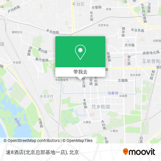 速8酒店(北京总部基地一店)地图