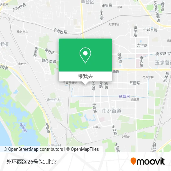 外环西路26号院地图