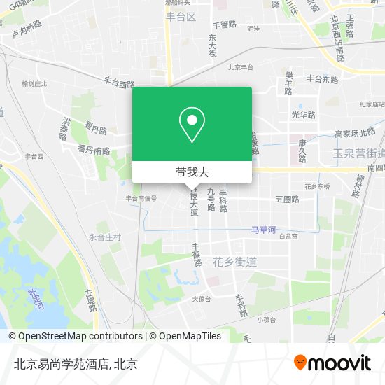 北京易尚学苑酒店地图