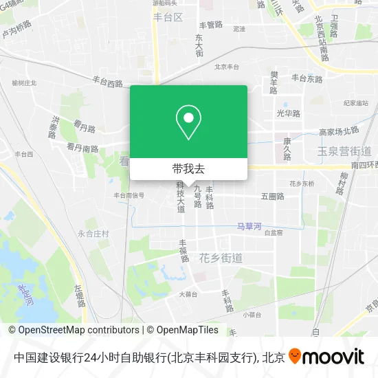 中国建设银行24小时自助银行(北京丰科园支行)地图