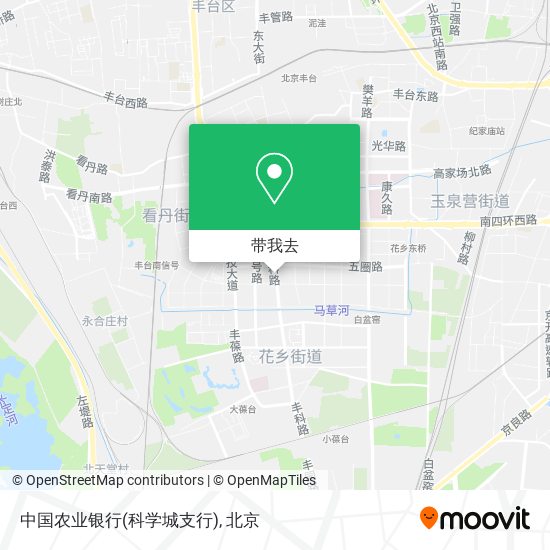 中国农业银行(科学城支行)地图