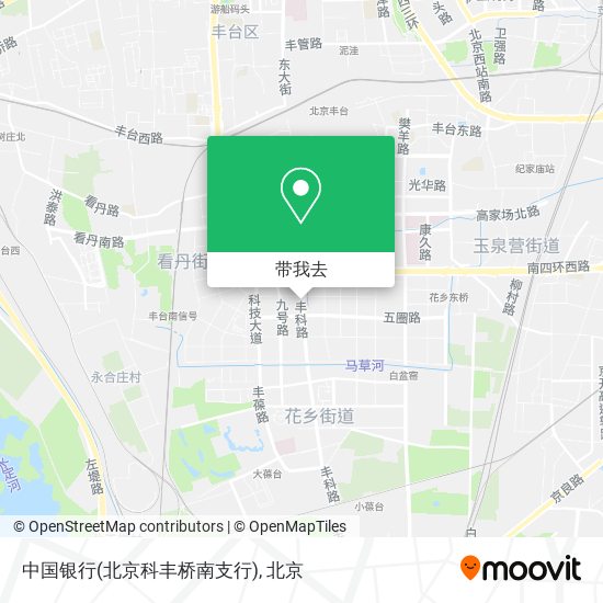 中国银行(北京科丰桥南支行)地图