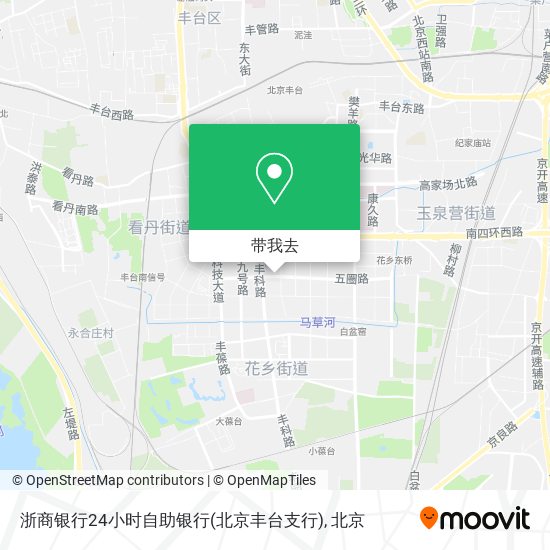 浙商银行24小时自助银行(北京丰台支行)地图