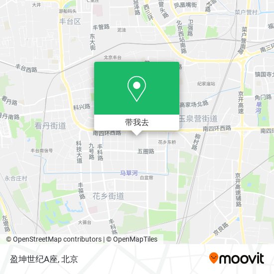盈坤世纪A座地图
