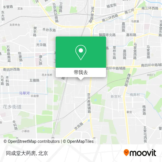 同成堂大药房地图
