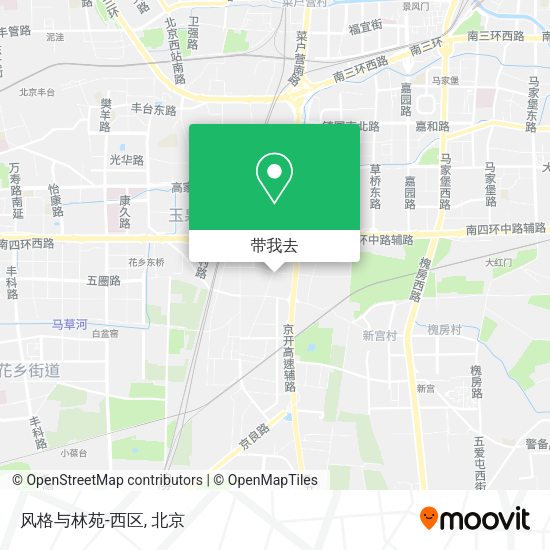 风格与林苑-西区地图