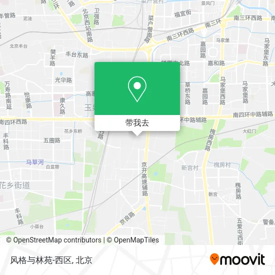 风格与林苑-西区地图