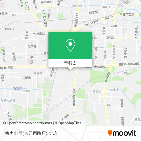 格力电器(京开西路店)地图