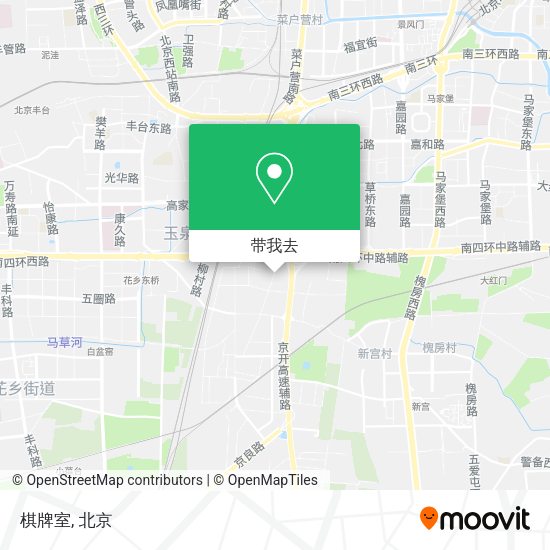 棋牌室地图