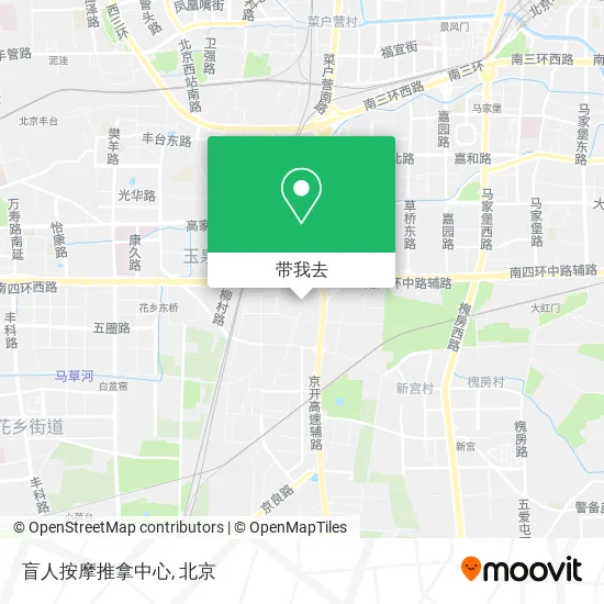 盲人按摩推拿中心地图