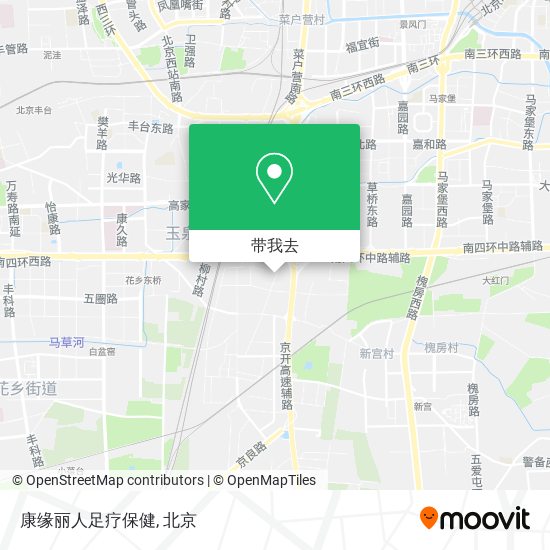 康缘丽人足疗保健地图