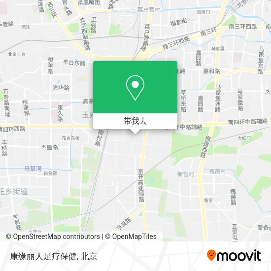 康缘丽人足疗保健地图