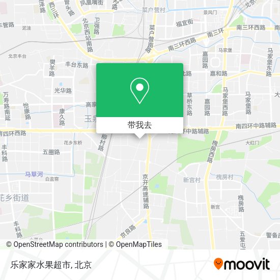 乐家家水果超市地图