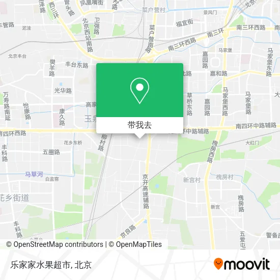 乐家家水果超市地图